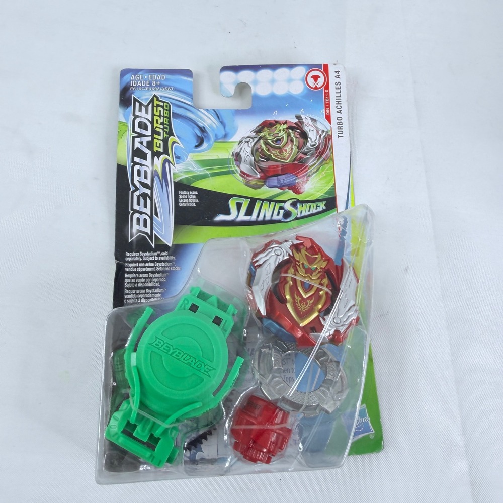 Hasbro Beyblade Burst Turbo Slingshock Turbo Achilles A4 Starter Pack E6167